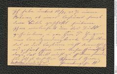 k.k. naturhistorisches Hofmuseum, Intendanzakten 1885-1896 (Hauer), Aktenzahl Z.25/1888, Seite 2